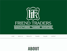 Tablet Screenshot of friendtraders.com